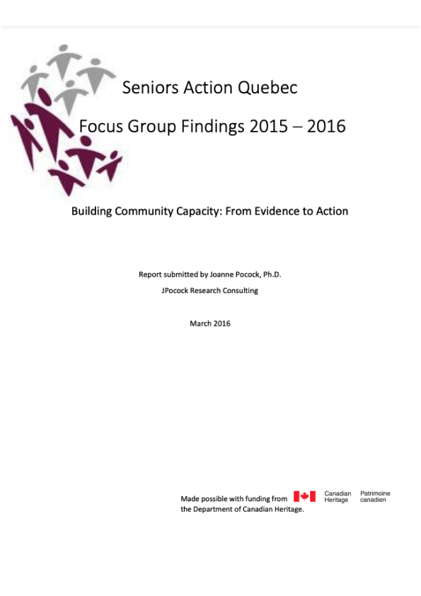 NSCA Senior Focus Group