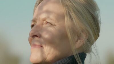 women staring in the sky 