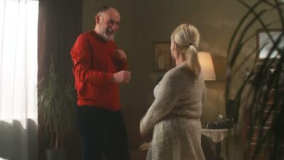 grandparents spending time with each other 